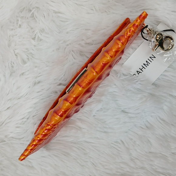 Brahmin Mini Envelope Case Dusty Orange - Picture 4 of 7